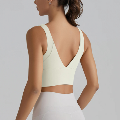 SoftSculpt™ Cropped Yoga Tank Top